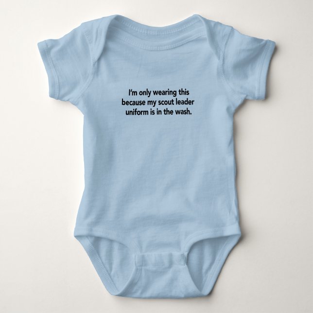 Scout Leader Light Baby Bodysuit (Front)
