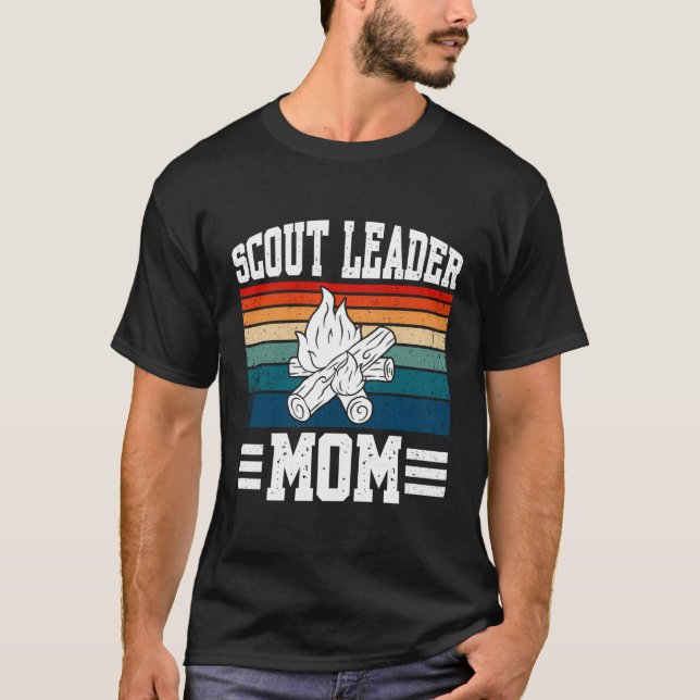 Scout Leader Mom Scout Leader T-Shirt (Front)