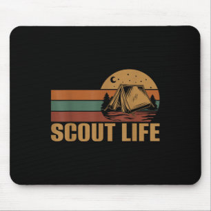 Scout Life Camping Leader Hiking Outdoor Scouting  Mouse Pad
