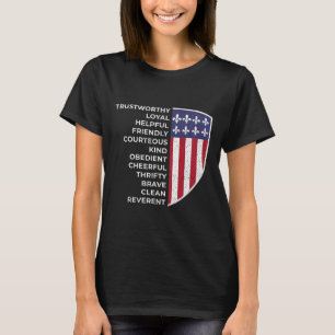 Scout Life Scouting Flag Lovers Hiking Happy Campe T-Shirt