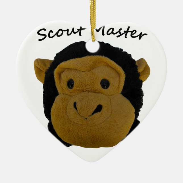 Scout Master Ceramic Ornament (Front)