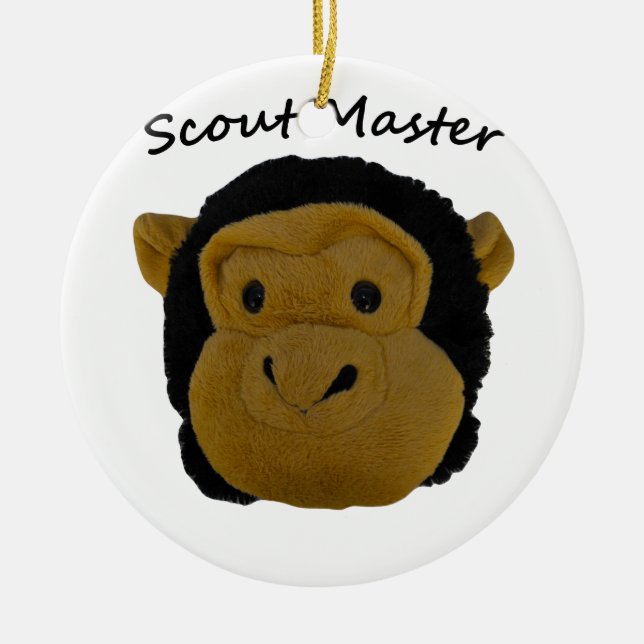 Scout Master Ceramic Ornament (Front)