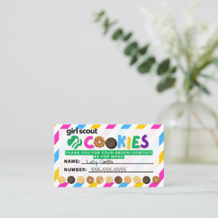 Scout Reorder Stripes Business Card