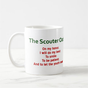 Scouter Oath Coffee Mug (Spoof on the Scout Oath)