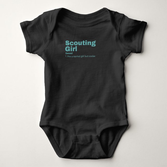 Scouting Girl - Scouting Baby Bodysuit (Front)
