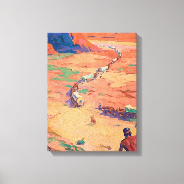 Scouting the Intruders by Maynard Dixon Canvas Print (Front)