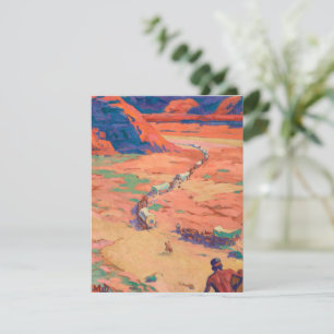 Scouting the Intruders by Maynard Dixon Card