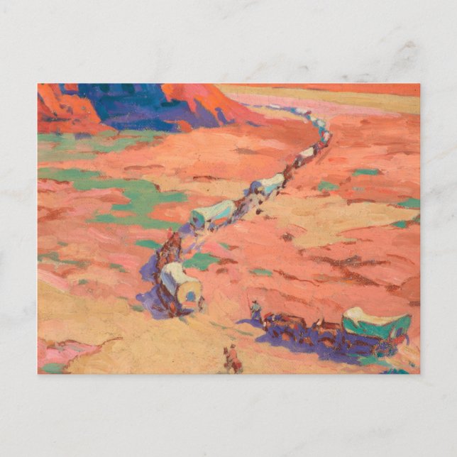 Scouting the Intruders by Maynard Dixon Postcard (Front)