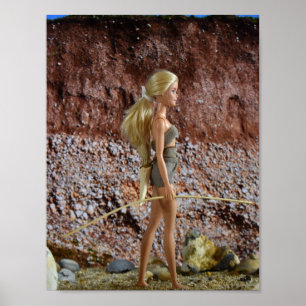 Scouting the route.  poster