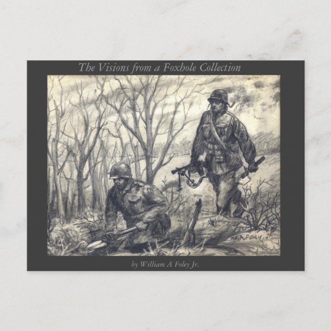 Scouts dig in postcard (Front)