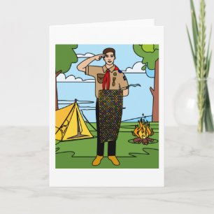 Scouts Survival Nature Nature Card