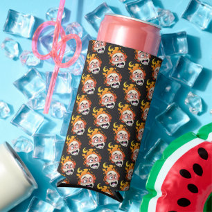 Scovillelicous Fire Foam Slim Seltzer Can Cooler