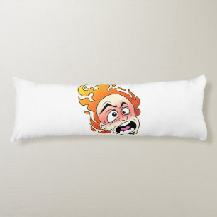 Scovillelicous Fire Head Body Pillow
