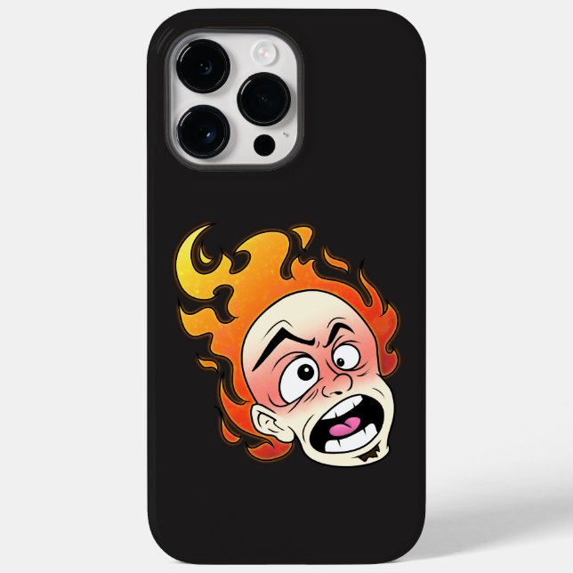 Scovillelicous Fire Head iPhone / iPad case (Back)