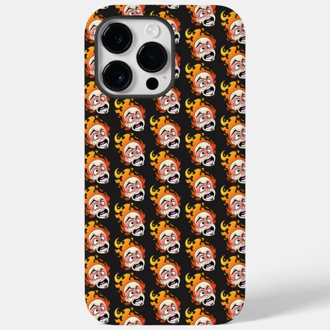 Scovillelicous Fire Head iPhone / iPad case (Back)