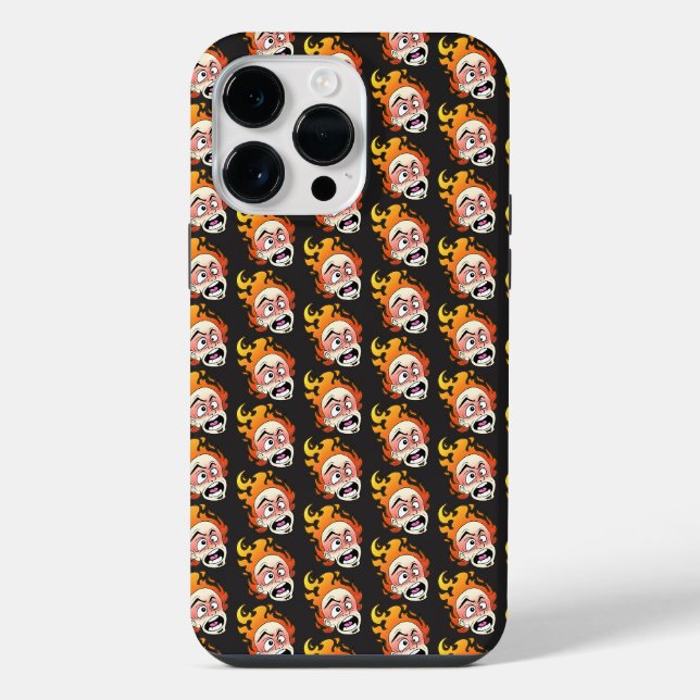 Scovillelicous Fire Head iPhone / iPad case (Back)