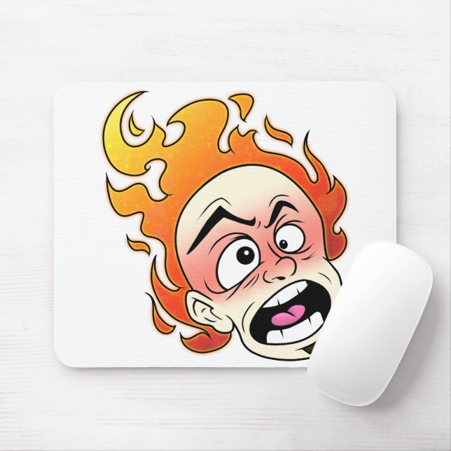 Scovillelicous Fire Head Mousepad (With Mouse)