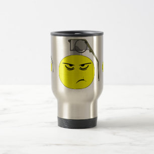 Scowling Grenade Travel Mug