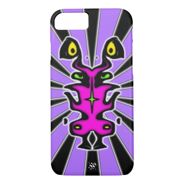 Scowling warthog like creature v2 Case-Mate iPhone case (Back)