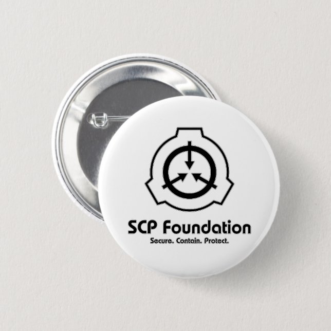 SCP Foundation pin (Front & Back)