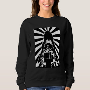 Scp Foundation Shark Punching Centre Sweatshirt