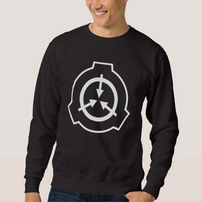 SCP Foundation White Logo Sweatshirt (Front)