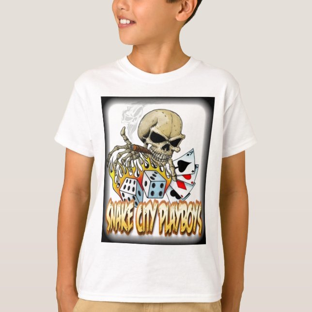 SCP Skull and Cards Logo T-Shirt (Front)