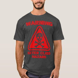 SCP Warning Keter Class Hazard T-Shirt
