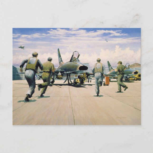 Scramble at Phan Rang by William S. Phillips Postcard (Front)