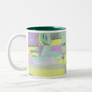 Scrambled scene--yellow mug