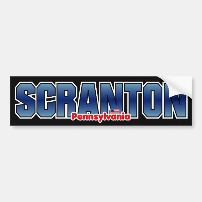 Scranton Bumper Sticker (Front)
