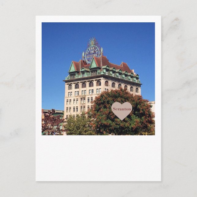 Scranton Electric Building-Scranton, PA Postcard (Front)