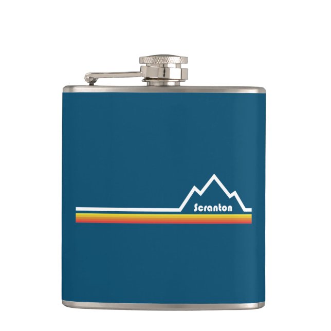 Scranton, Pennsylvania Hip Flask (Front)