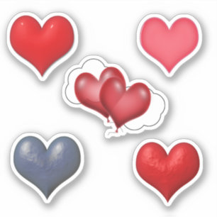 Scrap Book Hearts Valentine's Day