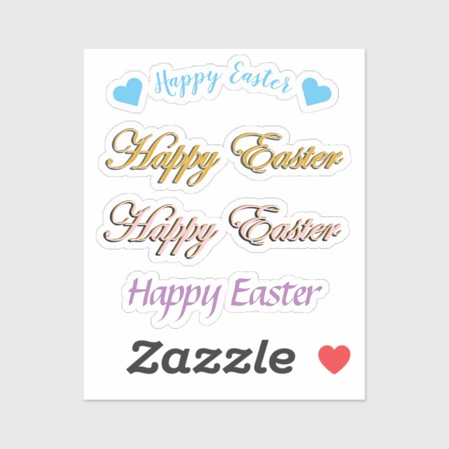 Scrap Booking Happy Easter (Sheet)