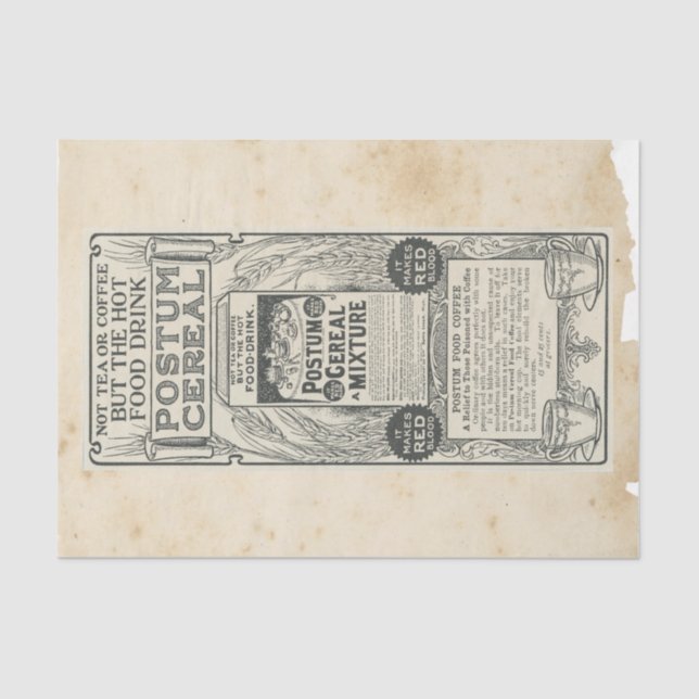 Scrap Ephemera  Design Series #10 Tissue Paper (Front)