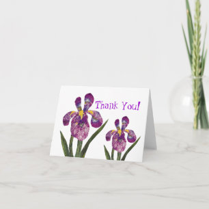 Scrap Happy Iris Thank You Card
