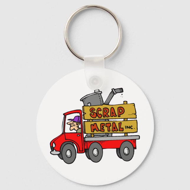 Scrap Metal Collector Keychain (Front)