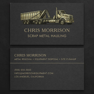 Scrap Metal Services Professional  Business Card