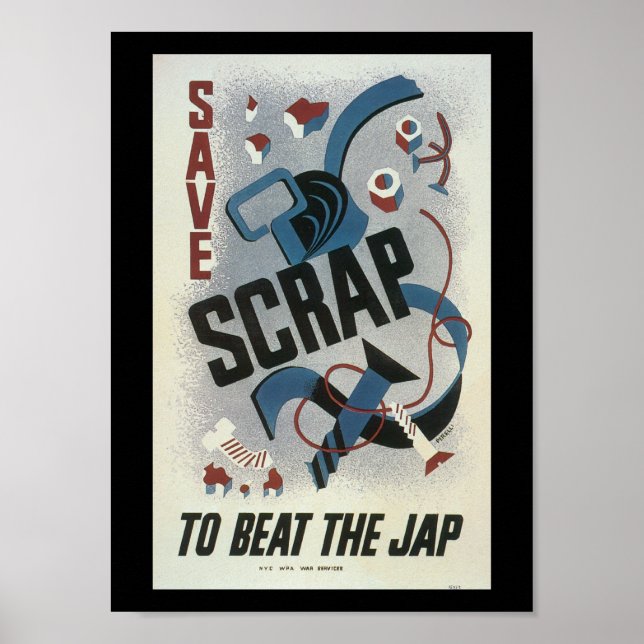 Scrap Metal World War 2 Poster (Front)
