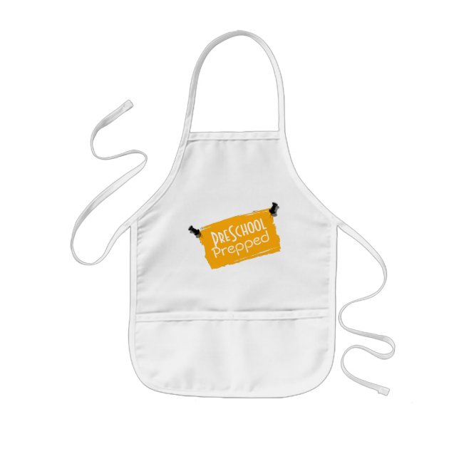 Scrap Paper and Pins Art Kids Apron (Front)