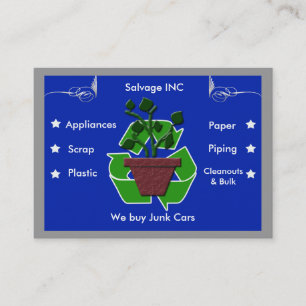 scrap recyclers business card