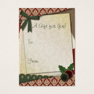 Scrap Style Gift Tag