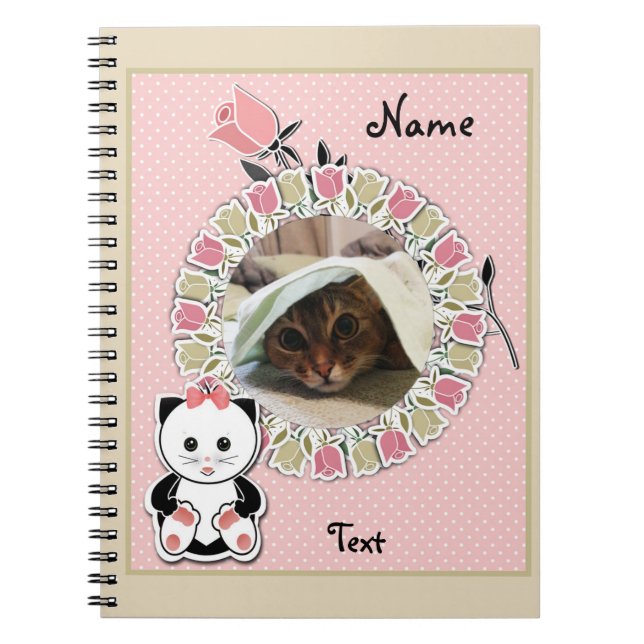 Scrapbook, children's notebook/ personalized/ notebook (Front)