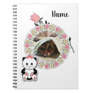 Scrapbook, children's notebook, pink notebook