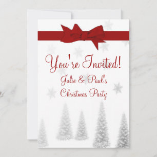 Scrapbook Christmas Party Invitation