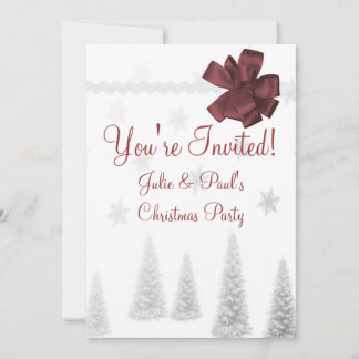 Scrapbook Christmas Party Invitation
