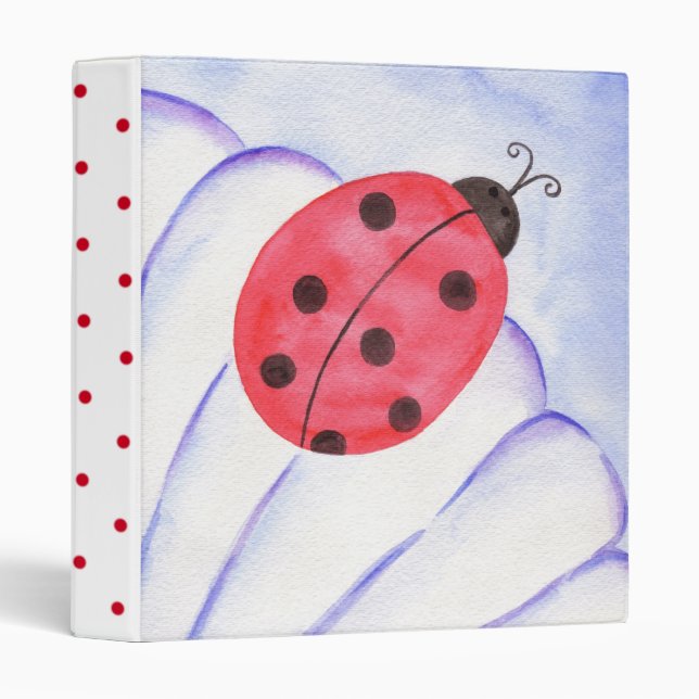 Scrapbook Classeur Ladybug (Devant/Côté)