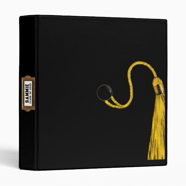 Scrapbook de diplôme personnalisé 3 Classeur annea (Devant/Côté)