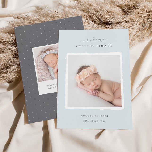 Scrapbook | Faire-part de naissance photo (Créateur téléchargé)